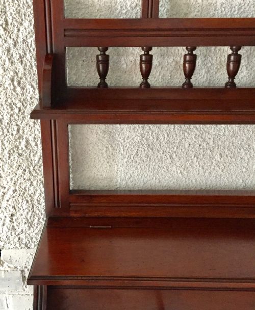 VICTORIAN MAHOGANY HALL STAND - ADDITIONAL PHOTO 5