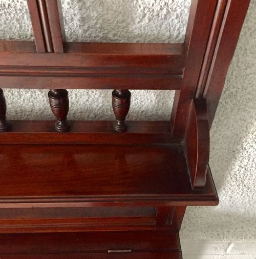 VICTORIAN MAHOGANY HALL STAND - ADDITIONAL PHOTO 6