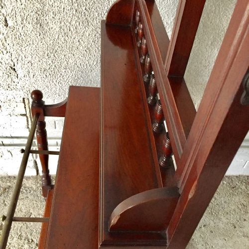 VICTORIAN MAHOGANY HALL STAND - ADDITIONAL PHOTO 7