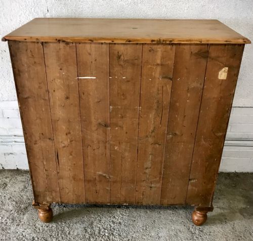 VICTORIAN PINE CHEST OF DRAWERS - ADDITIONAL PHOTO 7