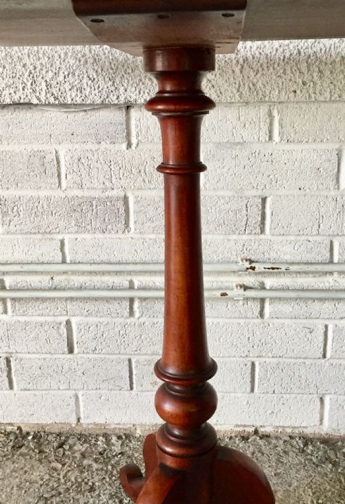 EARLY 19TH CENTURY MAHOGANY WINE TABLE - ADDITIONAL PHOTO 5