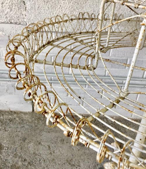 RARE 19TH CENTURY REVOLVING WIREWORK PLANT STAND - ADDITIONAL PHOTO 6