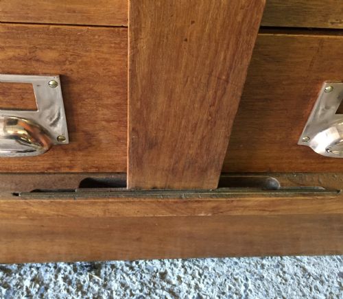 CIRCA 1900 MAHOGANY FILING CABINET - ADDITIONAL PHOTO 5
