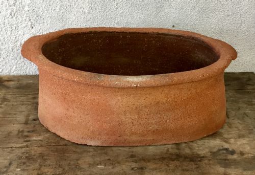 19TH CENTURY TERRACOTTA SALTER - ADDITIONAL PHOTO 1