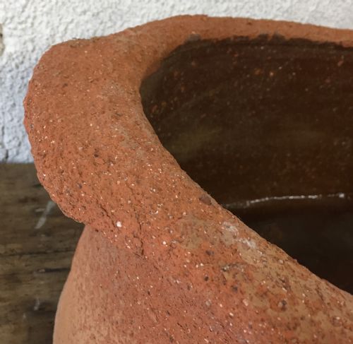 19TH CENTURY TERRACOTTA SALTER - ADDITIONAL PHOTO 2