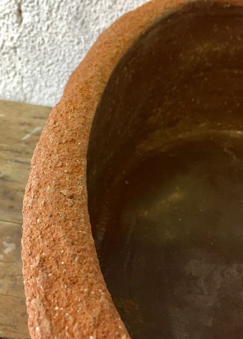 19TH CENTURY TERRACOTTA SALTER - ADDITIONAL PHOTO 6