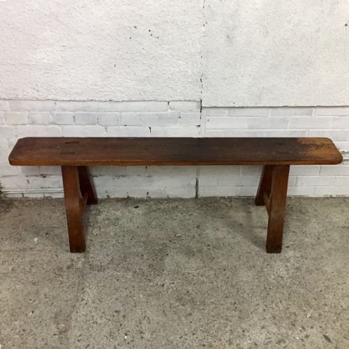 19TH CENTURY PINE BENCH - ADDITIONAL PHOTO 1