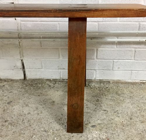 19TH CENTURY PINE BENCH - ADDITIONAL PHOTO 6