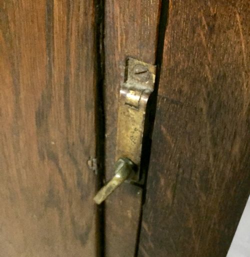 EDWARDIAN OAK CHEVAL MIRROR - ADDITIONAL PHOTO 10