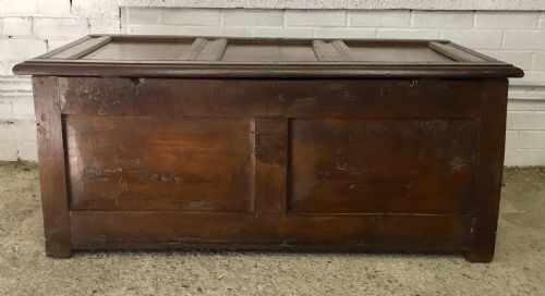 18TH CENTURY OAK PANELLED COFFER - ADDITIONAL PHOTO 13