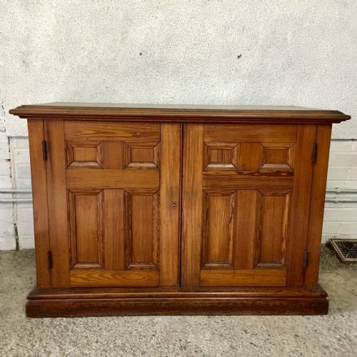 PAIR OF VICTORIAN PITCH PINE CUPBOARDS - ADDITIONAL PHOTO 7