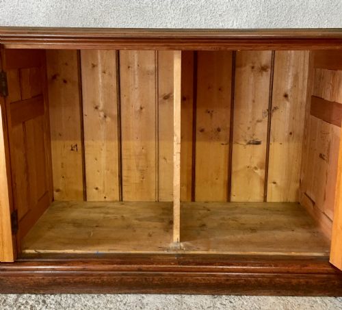 PAIR OF VICTORIAN PITCH PINE CUPBOARDS - ADDITIONAL PHOTO 8