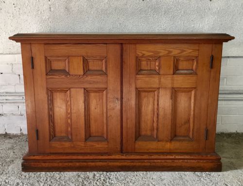 PAIR OF VICTORIAN PITCH PINE CUPBOARDS - ADDITIONAL PHOTO 16