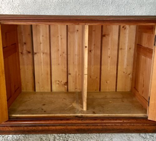 PAIR OF VICTORIAN PITCH PINE CUPBOARDS - ADDITIONAL PHOTO 17