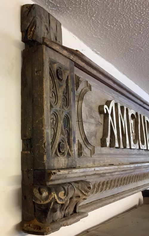 19TH CENTURY FRENCH OAK SHOP FACADE - ADDITIONAL PHOTO 8