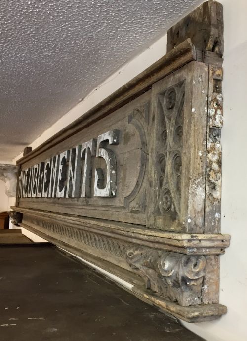 19TH CENTURY FRENCH OAK SHOP FACADE - ADDITIONAL PHOTO 9
