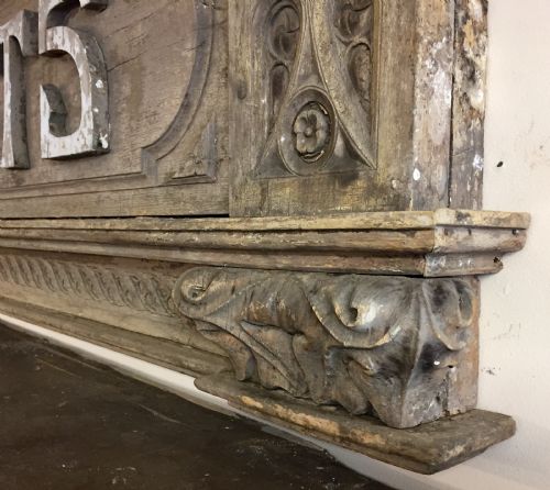 19TH CENTURY FRENCH OAK SHOP FACADE - ADDITIONAL PHOTO 10
