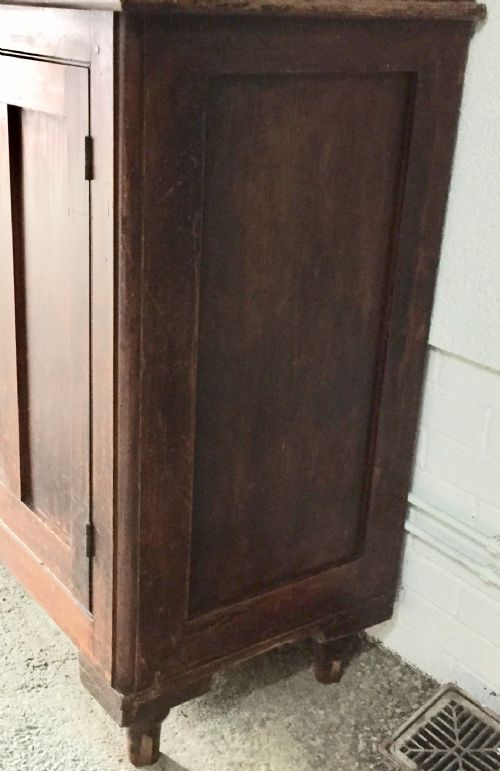 19TH CENTURY PINE HOUSEKEEPERS CUPBOARD IN ORIGINAL FINISH - ADDITIONAL PHOTO 22