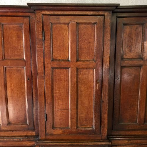 19TH CENTURY OAK AND ELM HOUSEKEEPERS CUPBOARD - ADDITIONAL PHOTO 2