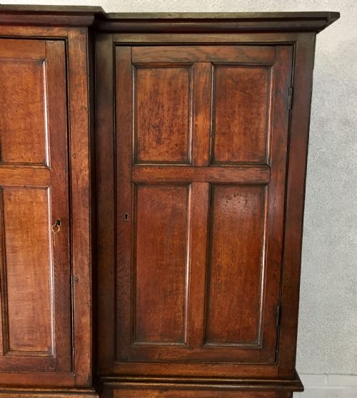 19TH CENTURY OAK AND ELM HOUSEKEEPERS CUPBOARD - ADDITIONAL PHOTO 3