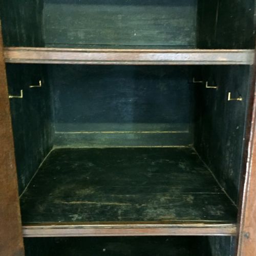 19TH CENTURY OAK AND ELM HOUSEKEEPERS CUPBOARD - ADDITIONAL PHOTO 10