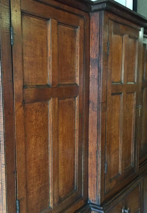 19TH CENTURY OAK AND ELM HOUSEKEEPERS CUPBOARD - ADDITIONAL PHOTO 16