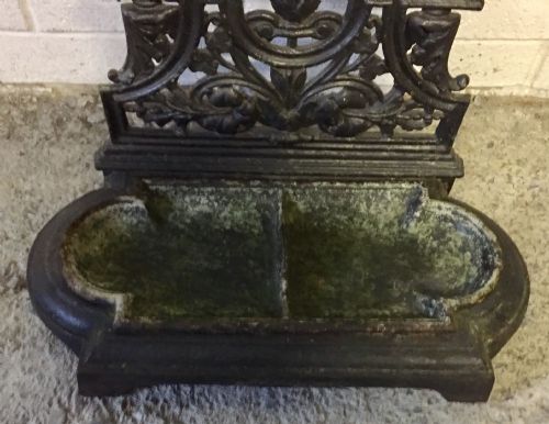 VICTORIAN CAST IRON STICK STAND - ADDITIONAL PHOTO 3