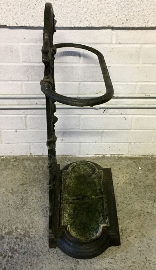 VICTORIAN CAST IRON STICK STAND - ADDITIONAL PHOTO 5
