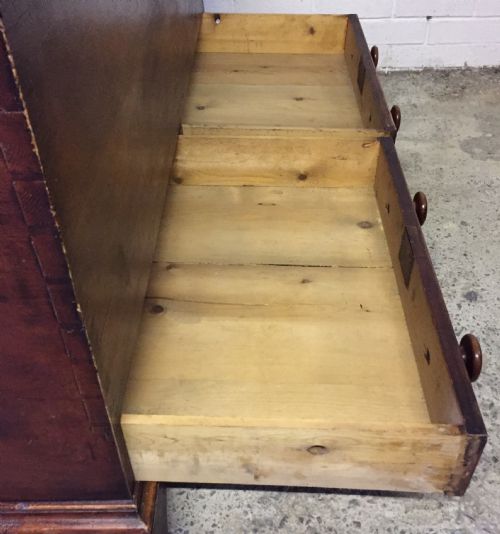VICTORIAN PINE MULE CHEST WITH INTERNAL CANDLE BOX - ADDITIONAL PHOTO 11