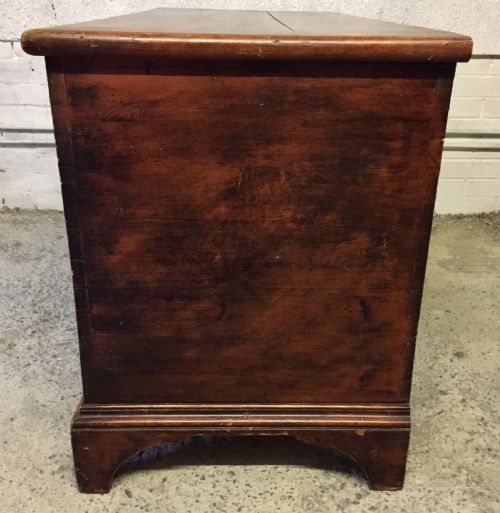 VICTORIAN PINE MULE CHEST WITH INTERNAL CANDLE BOX - ADDITIONAL PHOTO 13