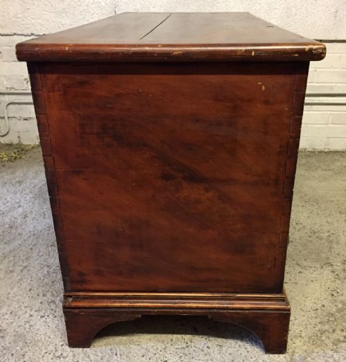 VICTORIAN PINE MULE CHEST WITH INTERNAL CANDLE BOX - ADDITIONAL PHOTO 14