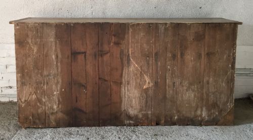 EARLY 19TH CENTURY PINE FOOD CUPBOARD IN ORIGINAL PAINT - ADDITIONAL PHOTO 11
