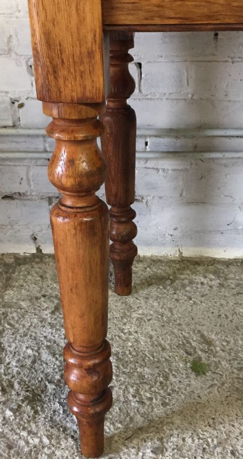 EARLY VICTORIAN SINGLE PLANK TOP PINE TABLE - ADDITIONAL PHOTO 6