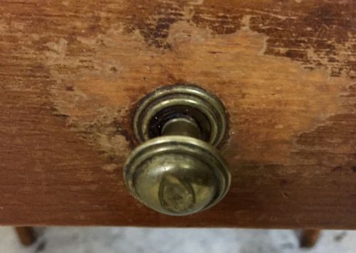 CIRCA 1900 PINE SQUARE TOP TABLE - ADDITIONAL PHOTO 6