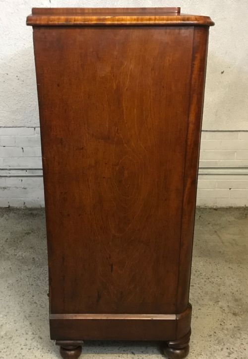VICTORIAN MAHOGANY CHEST OF DRAWERS - ADDITIONAL PHOTO 8
