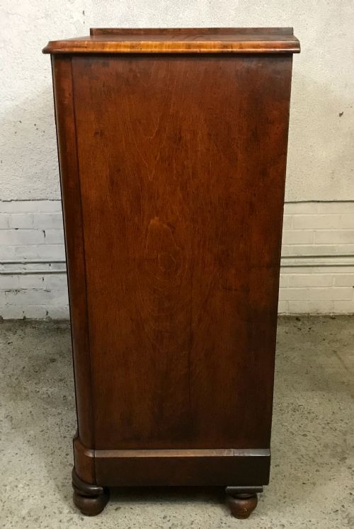 VICTORIAN MAHOGANY CHEST OF DRAWERS - ADDITIONAL PHOTO 9