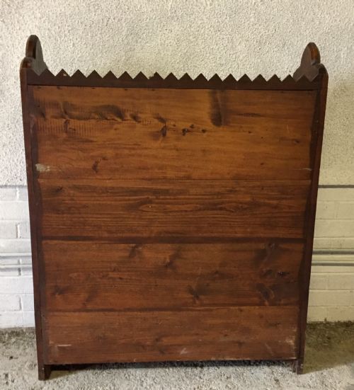 VICTORIAN GOTHIC OAK BOOKCASE WITH ORIGINAL BRASS HANDLES - ADDITIONAL PHOTO 13