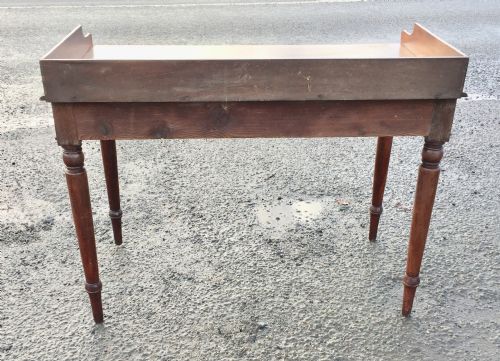 VICTORIAN MAHOGANY 2 DRAWER WRITING TABLE - ADDITIONAL PHOTO 10