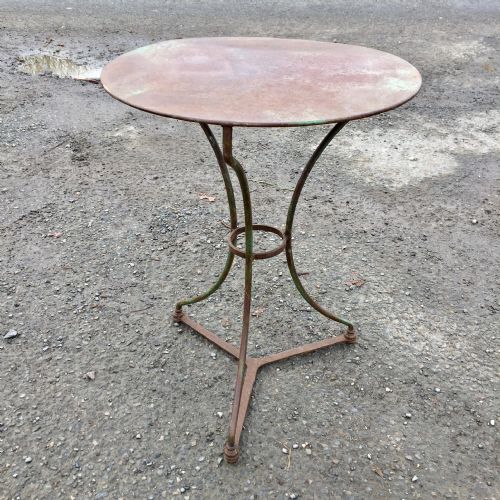 CIRCA 1900 FRENCH GUERIDON TABLE WITH ORIGINAL PAINT - ADDITIONAL PHOTO 1
