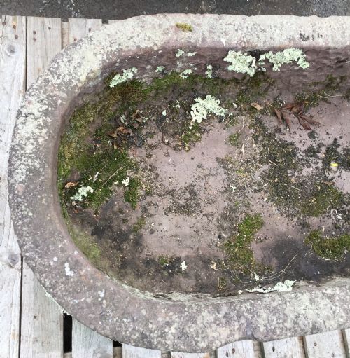 19TH CENTURY SANDSTONE D END TROUGH - ADDITIONAL PHOTO 6