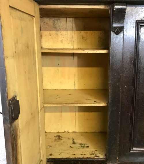 EARLY 19TH CENTURY WEST COUNTRY PINE HOUSEKEEPERS CUPBOARD - ADDITIONAL PHOTO 6