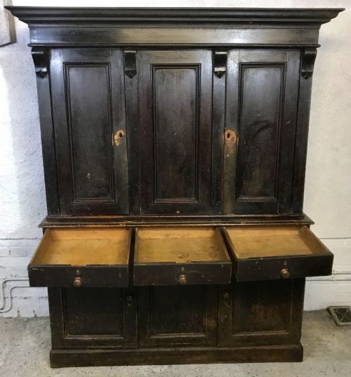 EARLY 19TH CENTURY WEST COUNTRY PINE HOUSEKEEPERS CUPBOARD - ADDITIONAL PHOTO 8