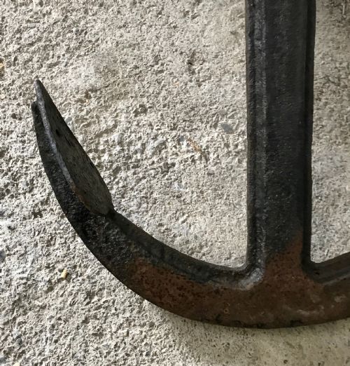 LARGE 19TH CENTURY IRON ANCHOR - ADDITIONAL PHOTO 2