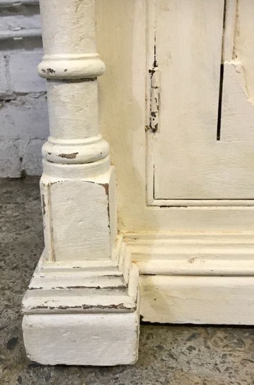 VICTORIAN PINE DRESSER WITH ORIGINAL BLUE PAINT INSIDE - ADDITIONAL PHOTO 10