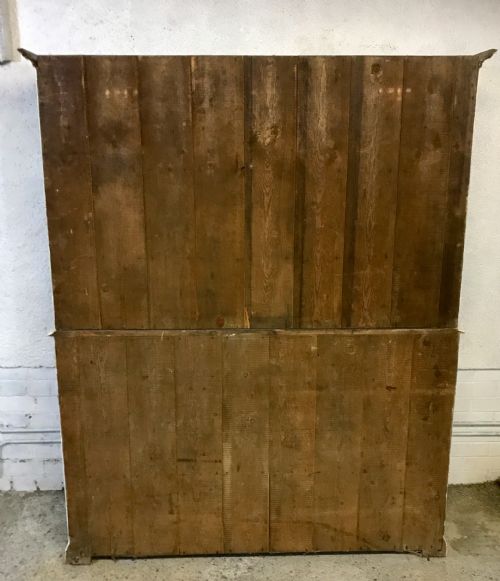 VICTORIAN PINE DRESSER WITH ORIGINAL BLUE PAINT INSIDE - ADDITIONAL PHOTO 20