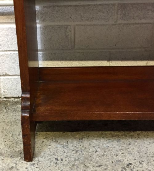 EDWARDIAN MAHOGANY BOOKCASE - ADDITIONAL PHOTO 7