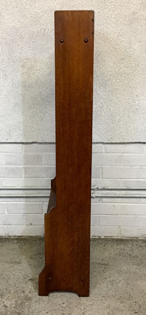 EDWARDIAN MAHOGANY BOOKCASE - ADDITIONAL PHOTO 8