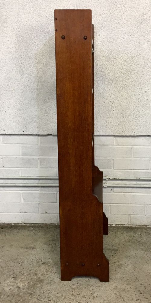 EDWARDIAN MAHOGANY BOOKCASE - ADDITIONAL PHOTO 9