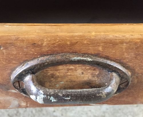 VICTORIAN PINE KITCHEN TABLE USED AS AN ART TABLE PREVIOUSLY - ADDITIONAL PHOTO 7