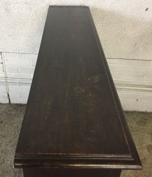 PAIR OF EDWARDIAN OAK BOOK SHELVES - ADDITIONAL PHOTO 2